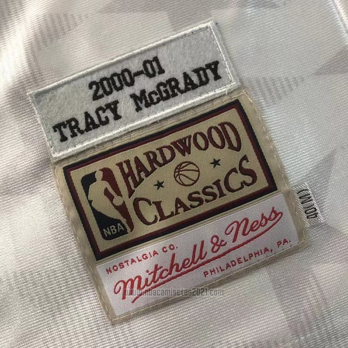 Camiseta Orlando Magic Tracy McGrady #1 Mitchell & Ness 2000-01 Blanco